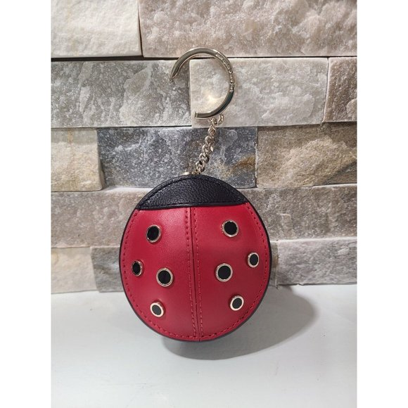 kate spade coin case pouch ladybug- Broken Clasp Keyring See Photos - Picture 5 of 15